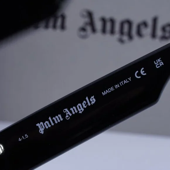 Palm Angels PERI103 ELFIN 1007 Aviator Sunglasses - Black  display picture 1
